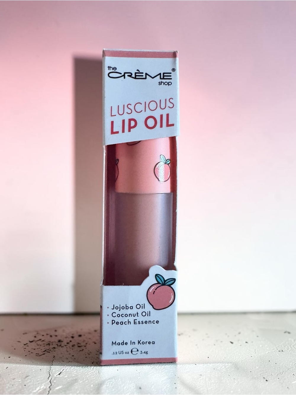 The Crème Shop Luscious Lip Oil - Peach Cobbler NEW
